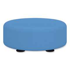 Learn 15" Round Vinyl Floor Seat, 15" dia x 5.75"h, Baby Blue, Ships in 1-3 Business Days