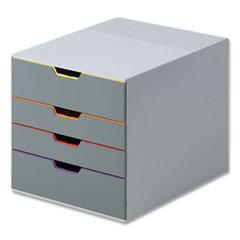 DRAWER,4COMP,STCKBL,GY