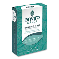 Enviro Gards Organic Maxi Pad, Regular, 200/Carton