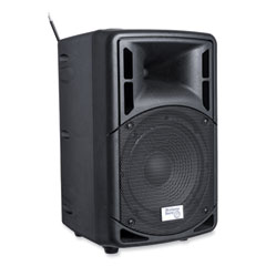 Wireless PA System with Wireless Tie Clip Microphone, 40 W, Black, Ships in 1-3 Business Days