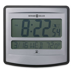 Nikita Wall Clock, Silver/Charcoal Case, 8.75" x  8", 2 AA (sold separately)