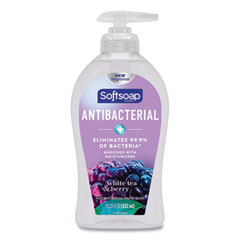 Antibacterial Hand Soap, White Tea and Berry Fusion, 11.25 oz Pump Bottle, 6/Carton