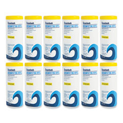 Disinfecting Wipes, 7 x 8, Lemon Scent, 35/Canister, 12 Canisters/Carton