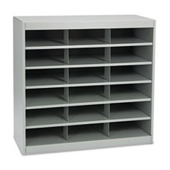 Steel Project Center Organizer, 18 Pockets, 37 1/2 x 15 3/4 x 36 1/2