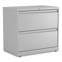 Lateral File, 2 Legal/Letter-Size File Drawers, Light Gray, 36" x 18.63" x 28"