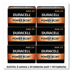Power Boost CopperTop Alkaline AAA Batteries, 144/Carton