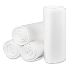 Eco Strong Plus Can Liners, 60 gal, 16 microns, 38 x 58, Natural, 200/Carton