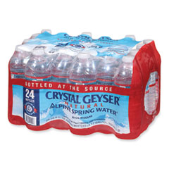 Natural Alpine Spring Water, 16.9 oz Bottle, 24/Carton