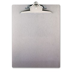 Recycled Aluminum Clipboard with High-Capacity Clip, 1" Clip Capacity, Holds 8.5 x 11 Sheets, Silver