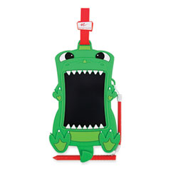 Sketch Pals Digital Doodle Pad, Rawry the Dinosaur, 4" LCD Touchscreen, 4.75" x 10.5", Green/White/Black