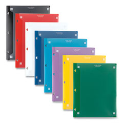 Two-Pocket Portfolio Clear View, 11" x 8.5", Randomly Assorted