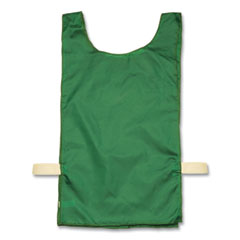 Heavyweight Pinnies, Nylon, One Size, Green, 1/Dozen