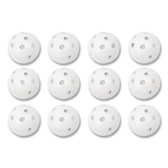 Plastic Baseballs, 9" Diameter, White, 12/set