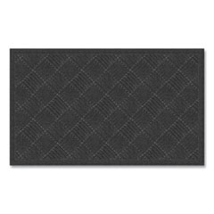 Ecomat Crosshatch Entry Mat, 36 x 60, Charcoal