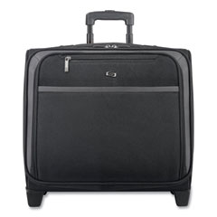 Dakota Rolling Overnighter Case, 16", 8 x 16 x 14.2, Black