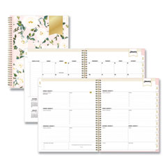 Day Designer Coming Up Roses Create-Your-Own Cover Weekly/Monthly Planner, 11 x 8.5, Blush/Cream Cover,12-Month(Jan-Dec):2024