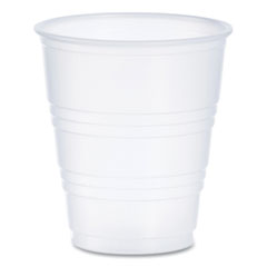 High-Impact Polystyrene Cold Cups, 5 oz, Translucent, 100/Pack