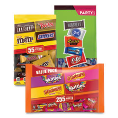 MARS, Hershey's and Wrigley's Fun Size Chocolate Variety, 168.81 oz Bag, 3/Carton, Ships in 1-3 Business Days