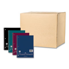 Subject Wirebound Notebook, 5-Subject, Medium/College Rule, Asst Cover, (180) 10.5 x 8 Sheets, 12/CT, Ships in 4-6 Bus Days