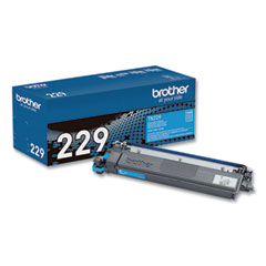 TN229C Toner, 1,200 Page-Yield, Cyan