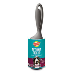 Pet Hair Pickup Lint Roller, Refill Roll, 70 Sheets/Roll