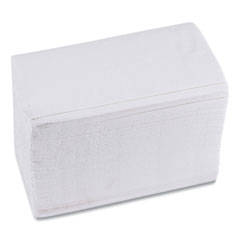 1/8-Fold Dinner Napkins, 2-Ply, 15 x 17, White, 300/Pack, 10 Packs/Carton