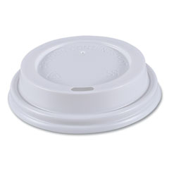 Hot Cup Lids, Fits 8 oz Hot Cups, White, 50/Sleeve, 20 Sleeves/Carton