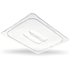 StorPlus Polycarbonate Handled Universal Lid, 12.88 x 20.75 x 0.88, Clear, Plastic