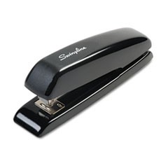 Durable Full Strip Desk Stapler, 20-Sheet Capacity, Black