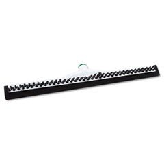 Sanitary Brush with Squeegee, Black Polypropylene Bristles, 22" Brush