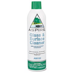 Aspire Glass & Surface Cleaner, Lemon Scent, 16oz Aerosol