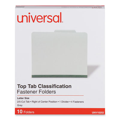 Four-Section Pressboard Classification Folders, 2